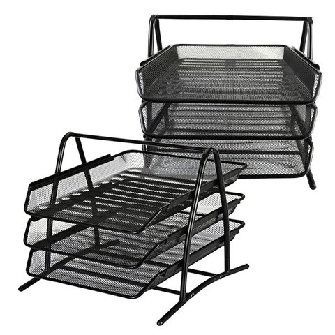 Kệ hồ sơ Sắt 3 ngăn nằm ngang