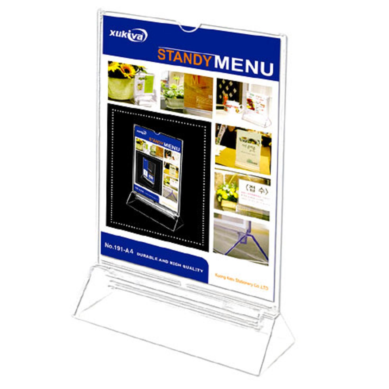 Menu mica Chữ T XUKIVA