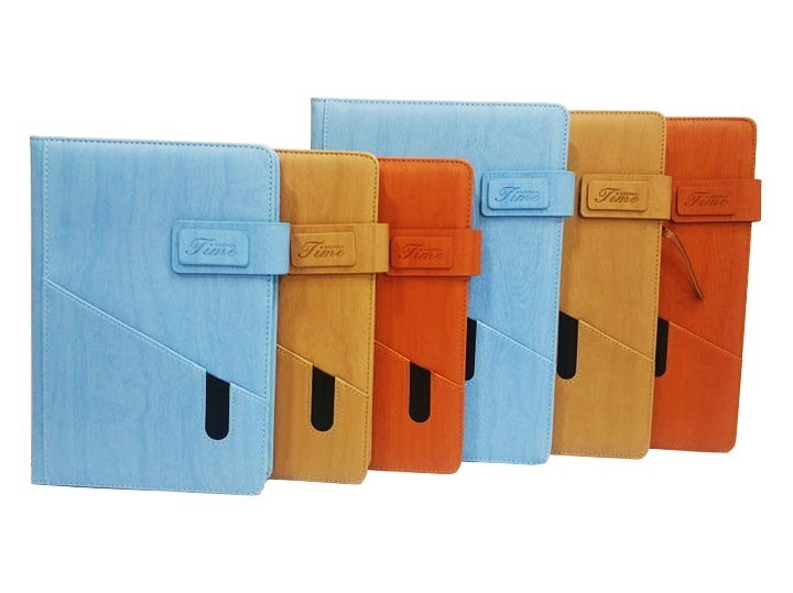 Sổ bìa da A5 nút cài 25-82